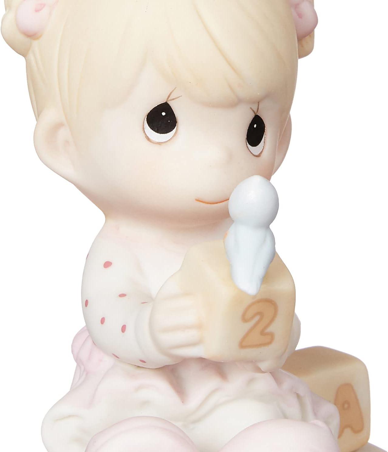 Precious Moments Growing In Grace Age 2 Blonde Girl Figurine, Count 1