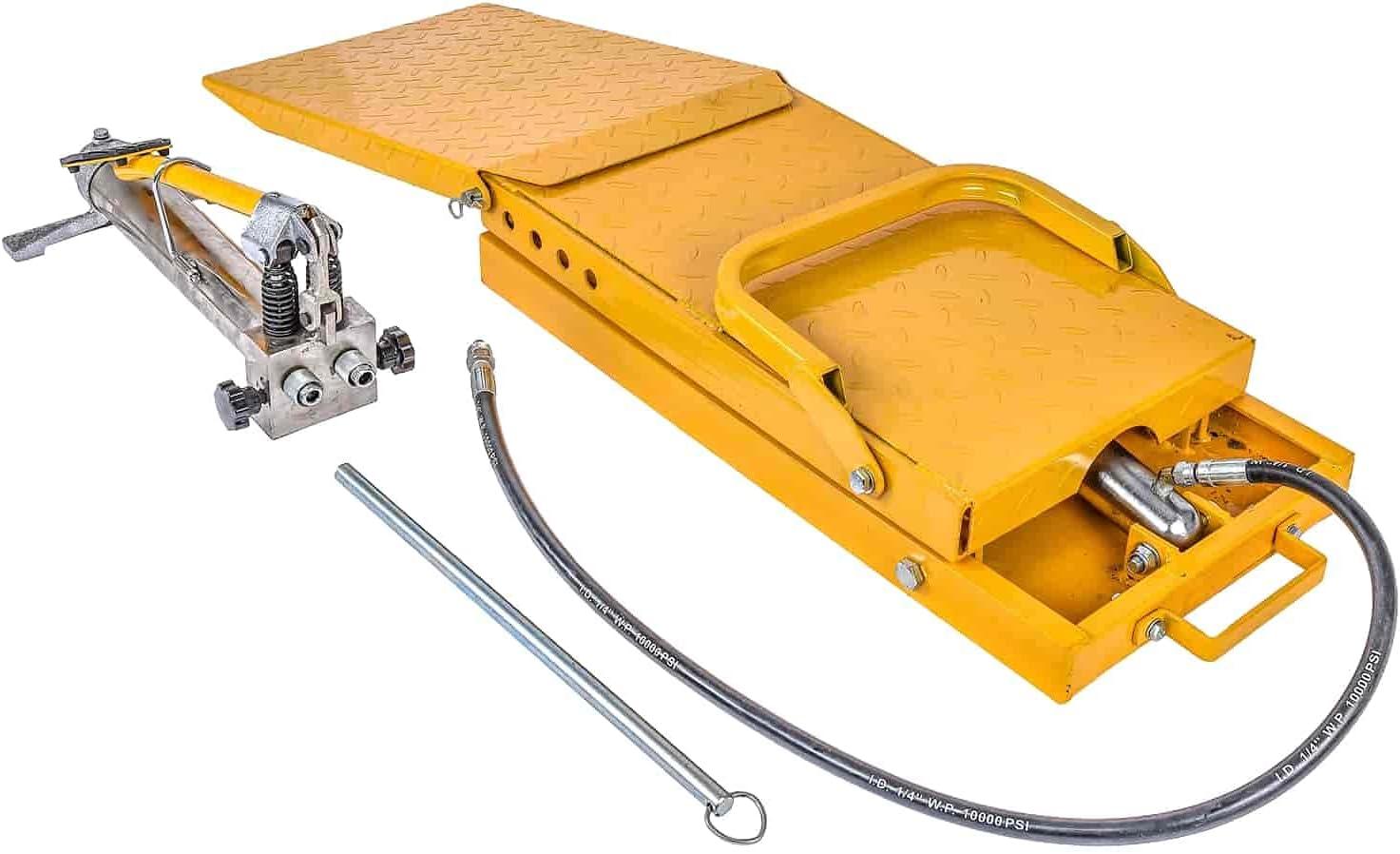 JEGS 79025 Hydraulic Car Lift Ramps Capacity: 3000 lbs./pair Lift Range: 5.10 in