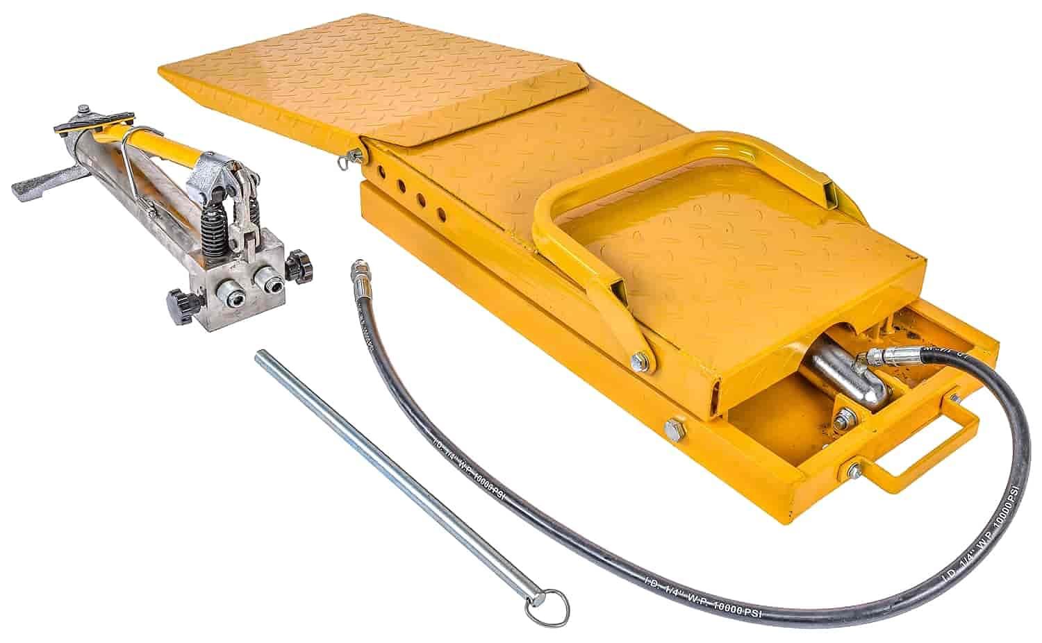 JEGS 79025 Hydraulic Car Lift Ramps Capacity: 3000 lbs./pair Lift Range: 5.10 in