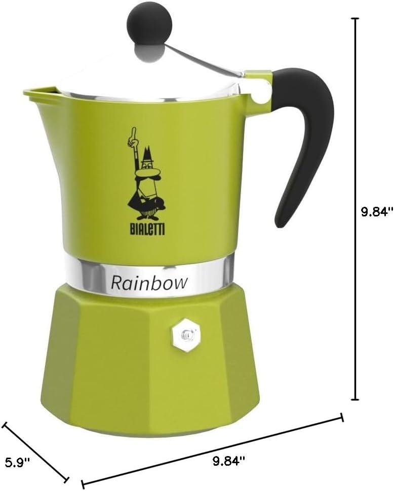Bialetti Moka Express Rainbow Percolator Coffee Maker