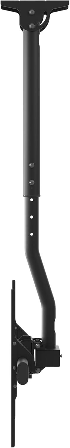 QUALITY FLOORING INC. Premium Ceiling TV Mount, Hanging Swivel TV Mount Bracket For Flat/Curved Displays Fits Most 37-90 Inch LCD LED OLED Tvs, TV Pole Mount For Flat/Sloped Ceiling, Max VESA 600X400mm