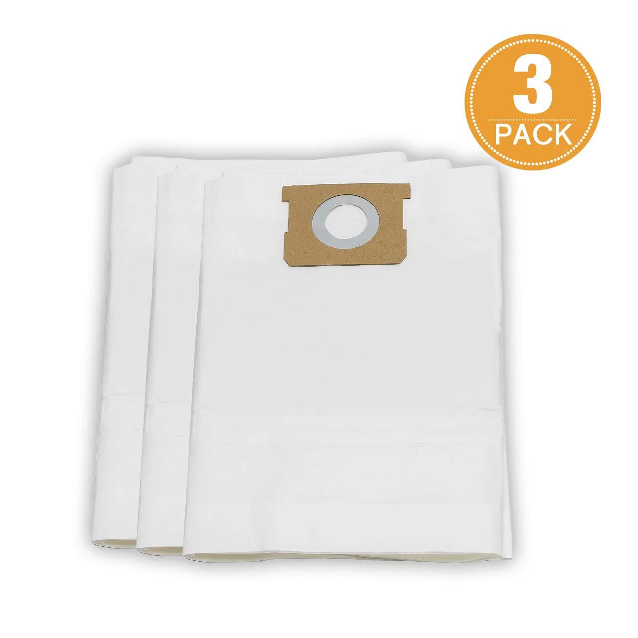 Vacmaster 8-10 Gallon Dust Filter Bags 3 Pack