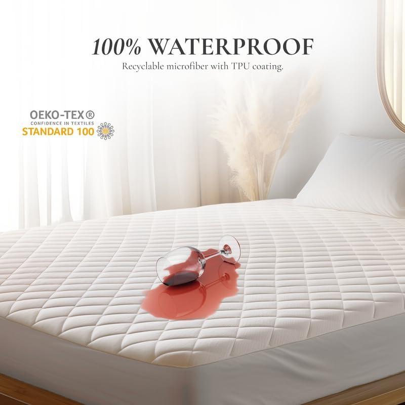 Waterproof Fitted Mattress Protector Mattress Protector Case Pack