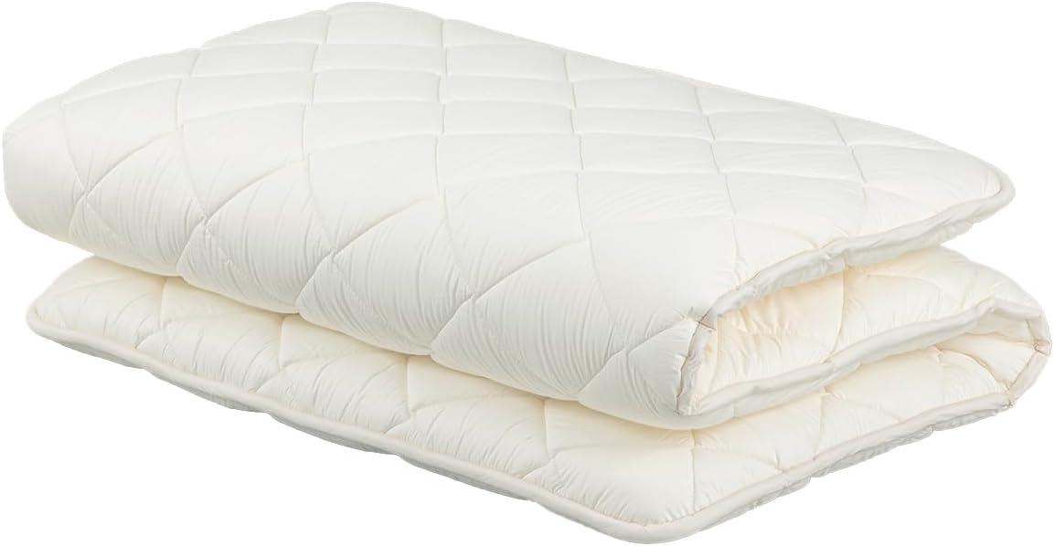 FULI Japanese Futon Floor Mattress, Foldable & Portable Shiki Futon Shikibuton (White, Twin)
