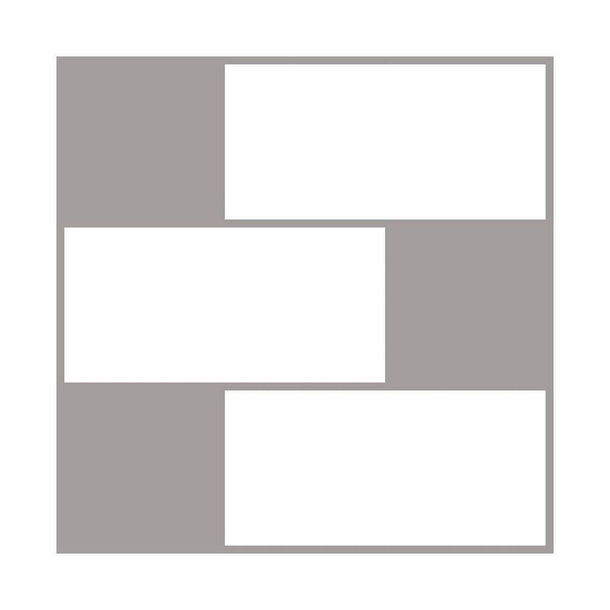 WallPops! 3'' W x 6.5'' L Resin Peel and Stick Subway Tile (Set of 4)