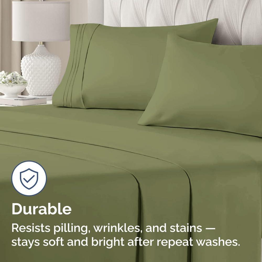 CGK Linens Soft Double Brushed Soft & Cooling Pillowcase - Set of 4
