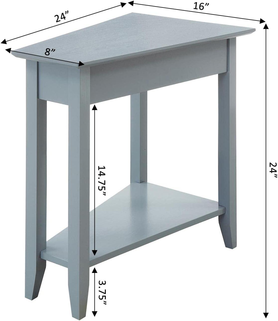 Convenience Concepts American Heritage Wedge End Table