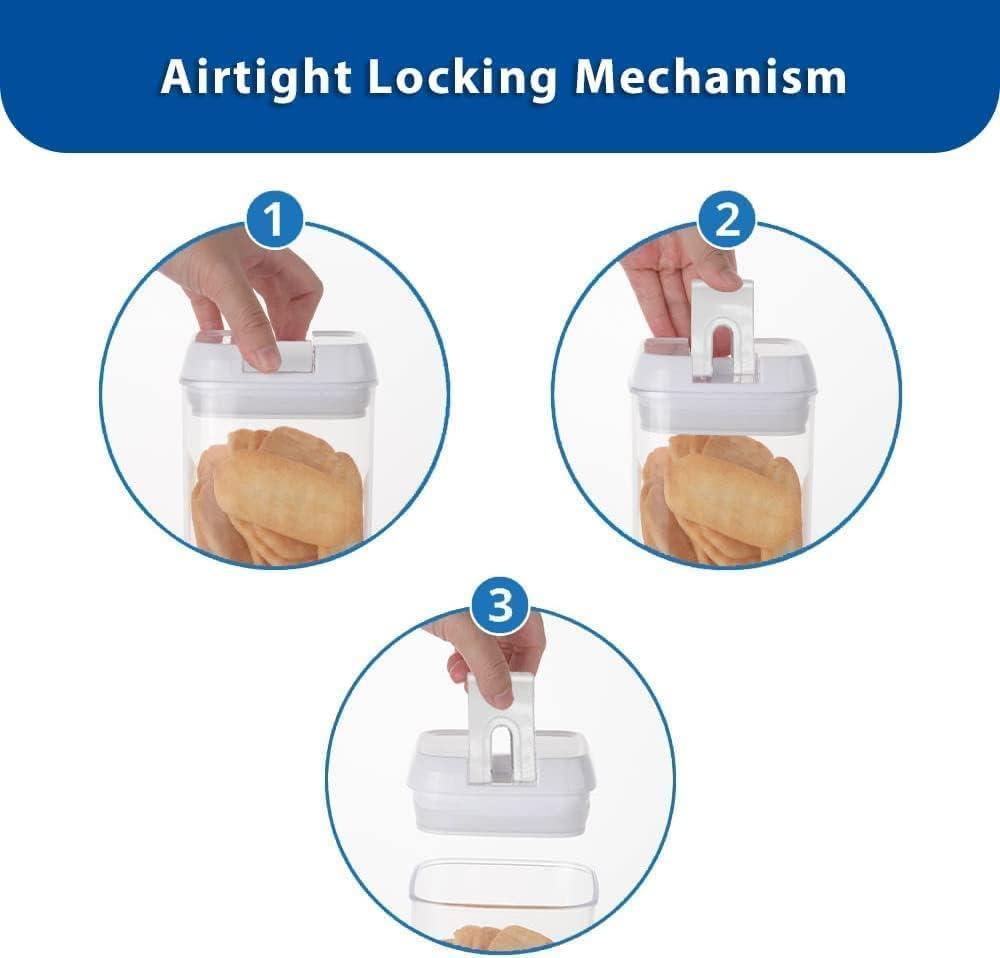 12pcs Airtight Food Storage Containers Set Kitchen and Pantry Organization