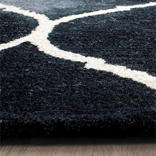 Dip Dye DDY685 Hand Tufted Indoor Accent Rug - Graphite/Ivory - 2'x3' - Safavieh