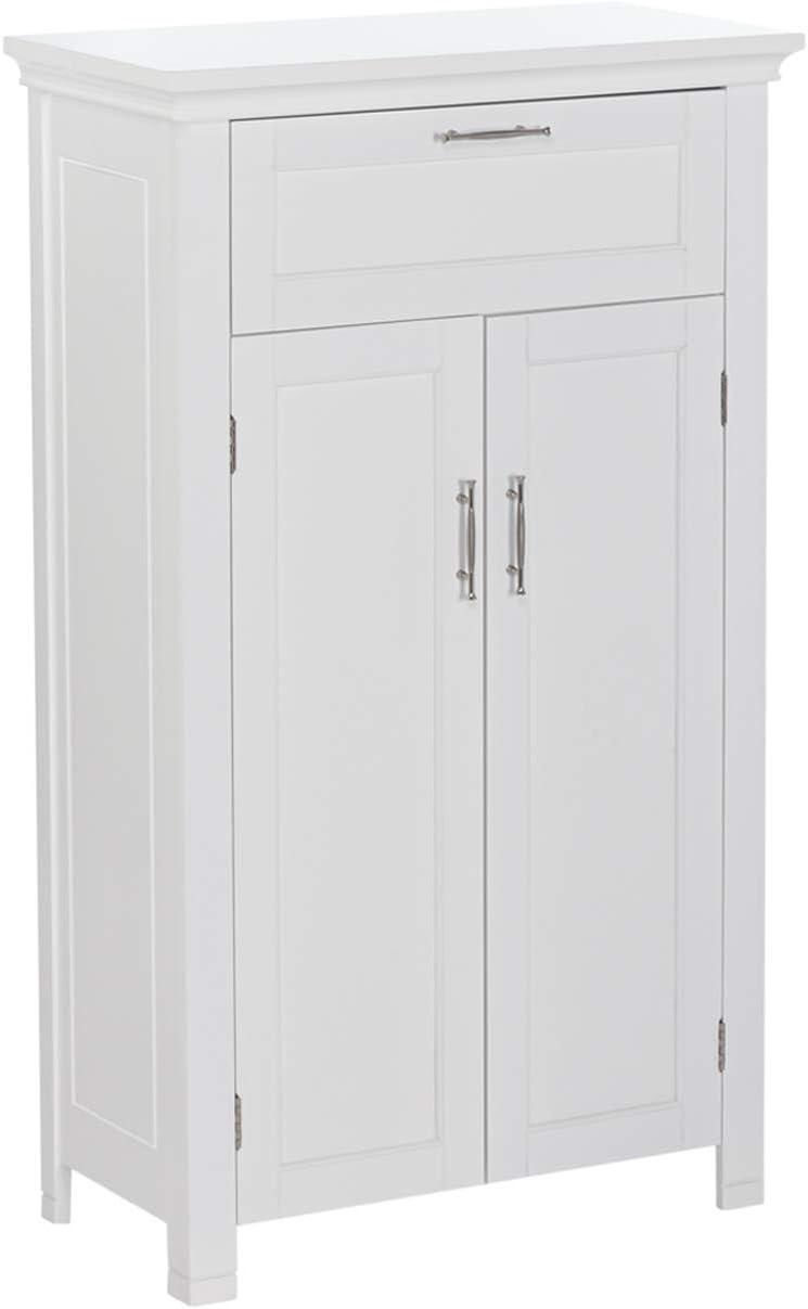 RiverRidge Somerset Two-Door Bathroom and Laundry Storage Cabinet with Drawer and Adjustable Shelf