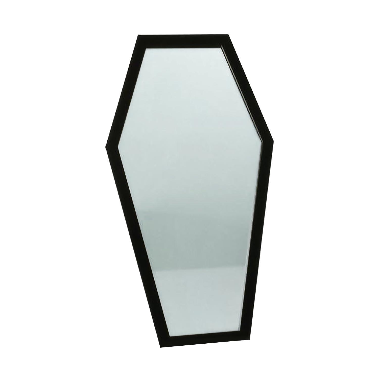Coffin Mirror – 21 in., Decorative Mirror for Wall Decor, Living Room, Bedroom, Gifting, & More – Hang & Pair with a Coffin Shelf, & Witch Decor