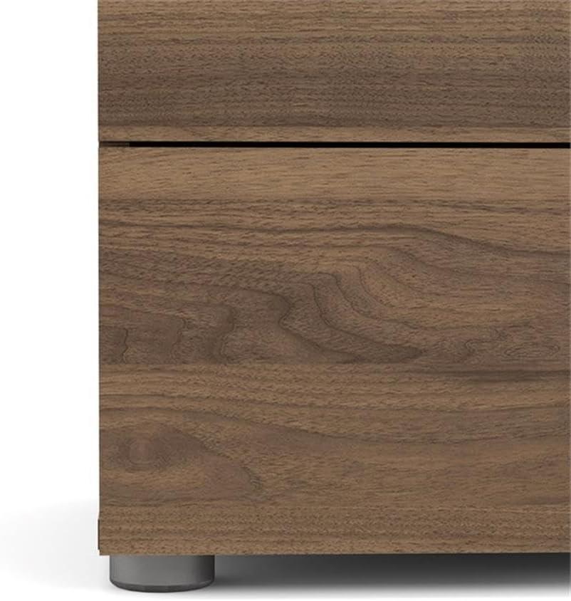 Tvilum Loft 8 Drawer Double Dresser for Adults, Walnut