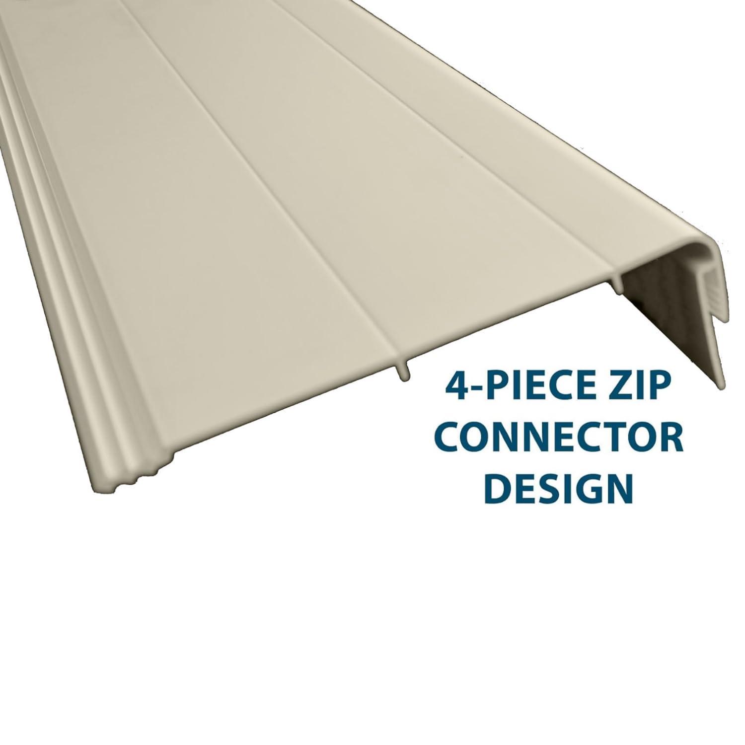 Weatherables 4x4 Vinyl Post Wrap – Weatherproof Premium Outdoor Vinyl Porch Post Wrap for Quickly Refreshing Existing Deck, Patio, and Porch Posts (4"x4"x96", Tan)