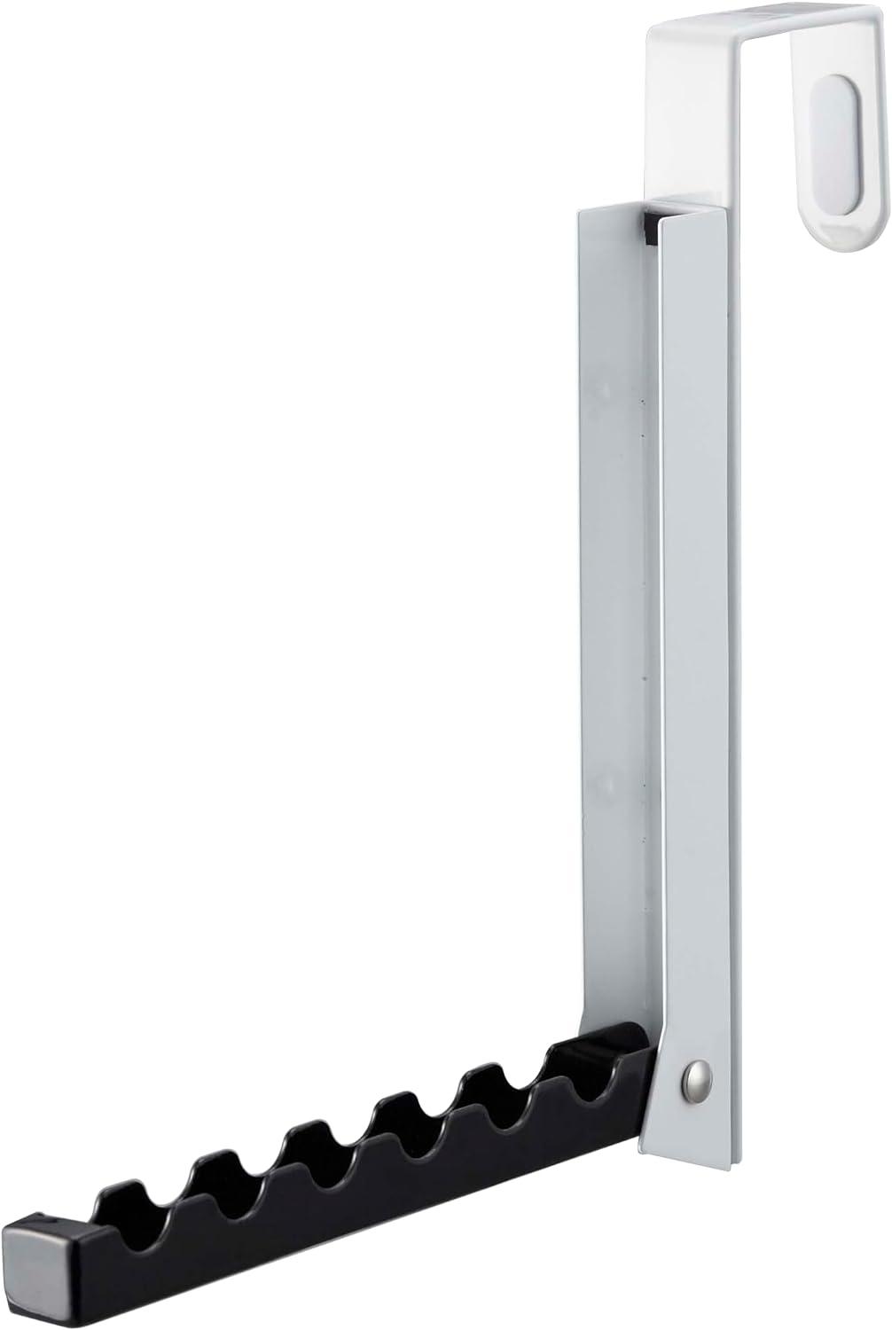 Yamazaki Home Over The Door Hooks - Folding Hanging Coat Rack, Steel, Over-the-Door