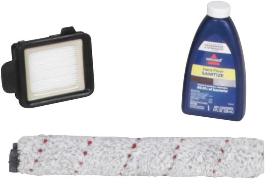 Bissell Commercial Floor Wash 13.5 Inch Combo Wet & Dry Hard Floor Washer/Scrubber & Vacuum BGFW13 + Accessories