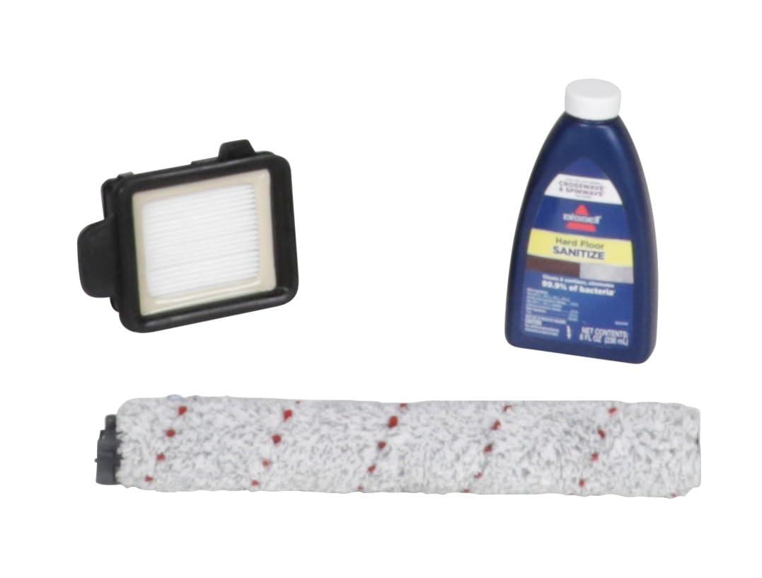 Bissell Commercial Floor Wash 13.5 Inch Combo Wet & Dry Hard Floor Washer/Scrubber & Vacuum BGFW13 + Accessories