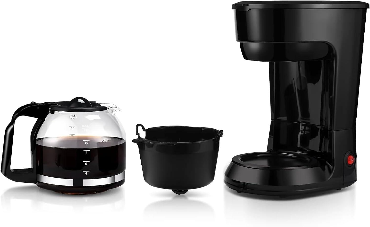 Mainstays Black 12-Cup Drip Coffee Maker