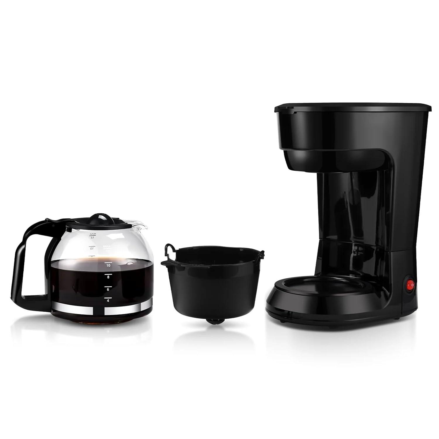 Mainstays Black 12-Cup Drip Coffee Maker
