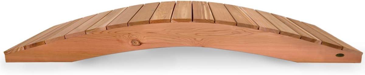 All Things Cedar FB96 8 Foot Bridge, Western Red Cedar, 94 x 35 x 12 Inches