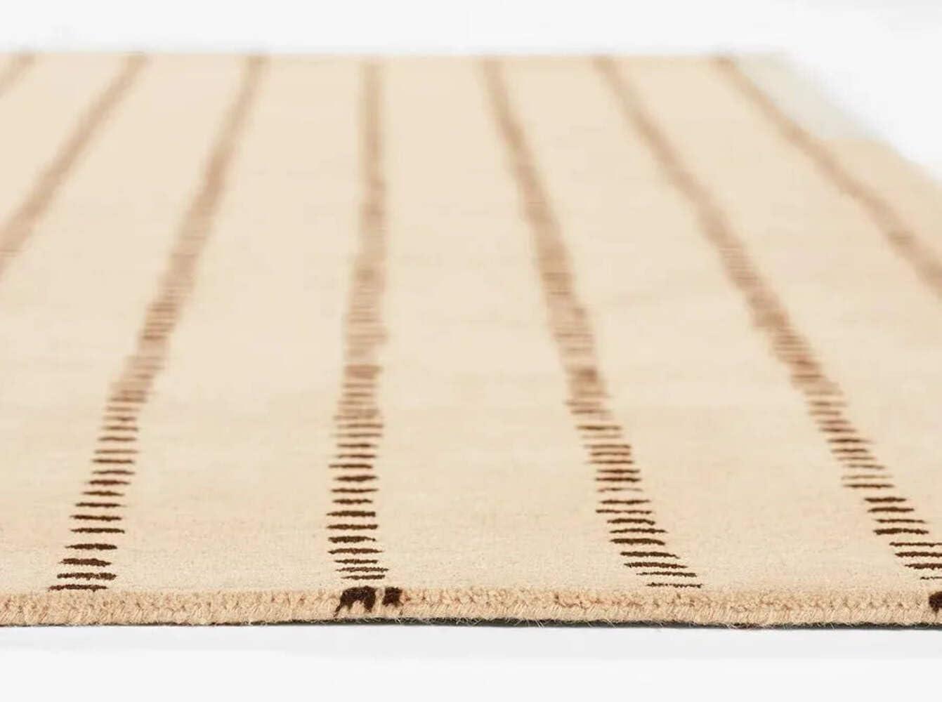 Posey Hand-Tufted Wool Rug - Ivory / 3'6" x 5'6"