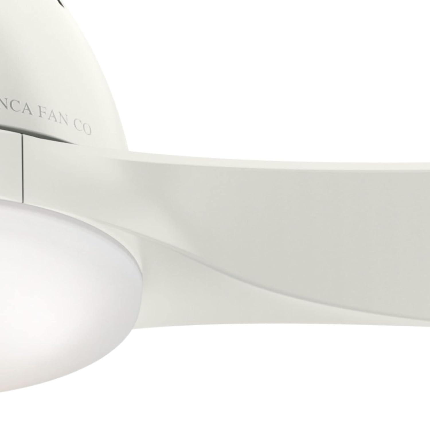 Casablanca Fan 52" Wisp 3 - Blade LED Standard Ceiling Fan with Remote Control and Light Kit Included