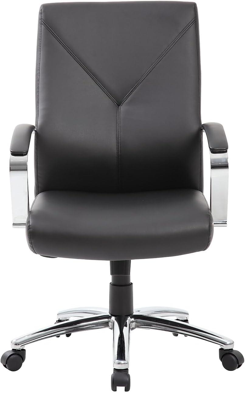 Boss Office Products Leather Conference Chair