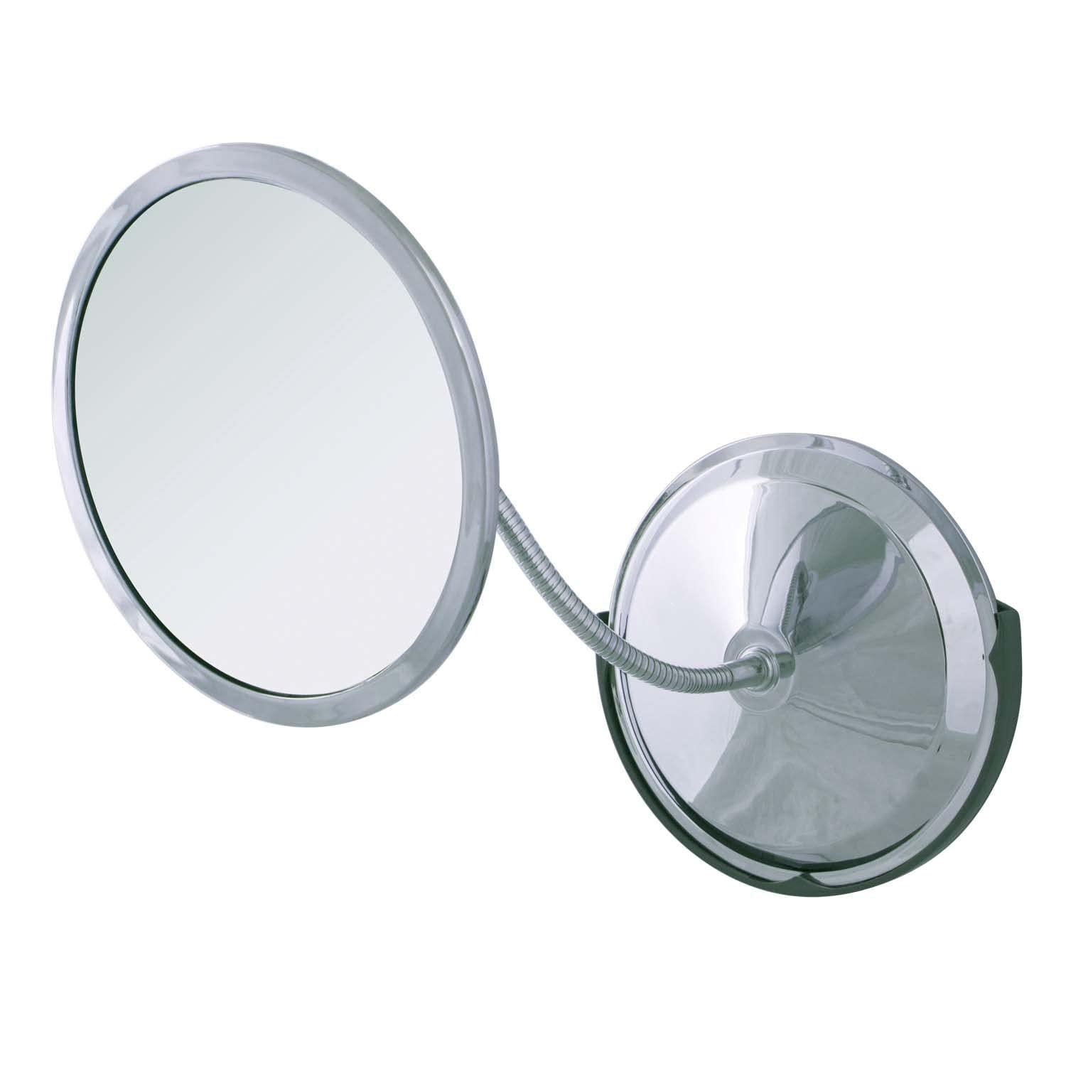 Zadro Gooseneck Makeup Mirror w/ Magnification & Wall Mount Attachment