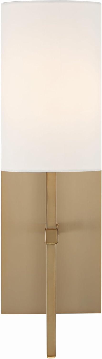 VER-241-AG-Crystorama Lighting-Veronica - One Light Wall Sconce-Aged Brass Finish