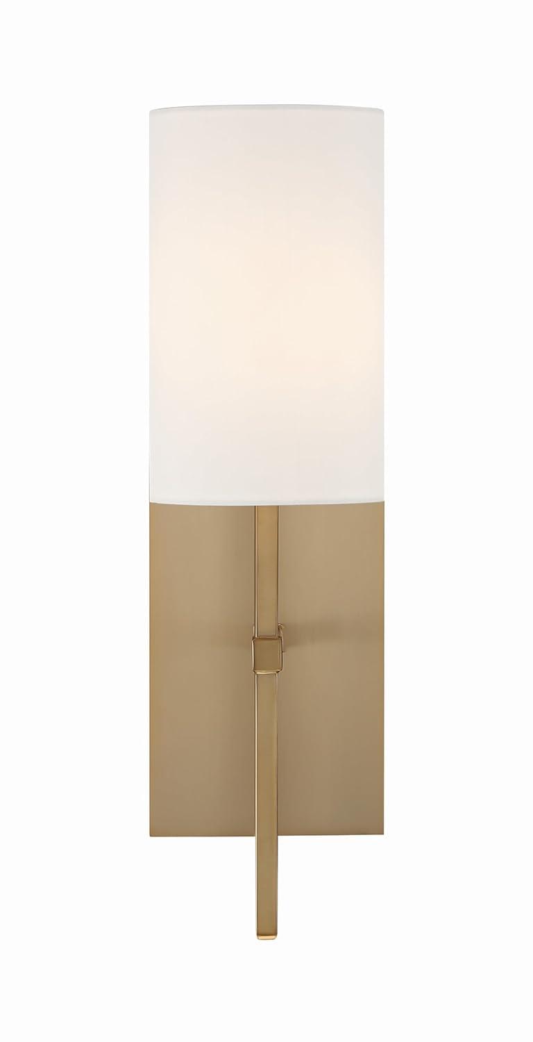 VER-241-AG-Crystorama Lighting-Veronica - One Light Wall Sconce-Aged Brass Finish