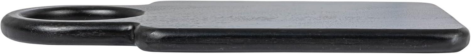 Creative Co-Op Mango Wood Cutting Board with Round Handle