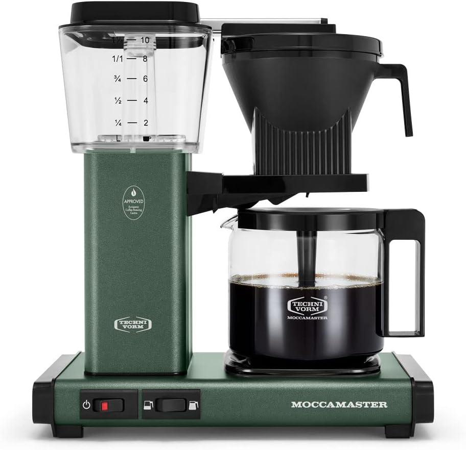 Moccamaster KBGV Glass Brewer 10-Cup Juniper Coffee Maker