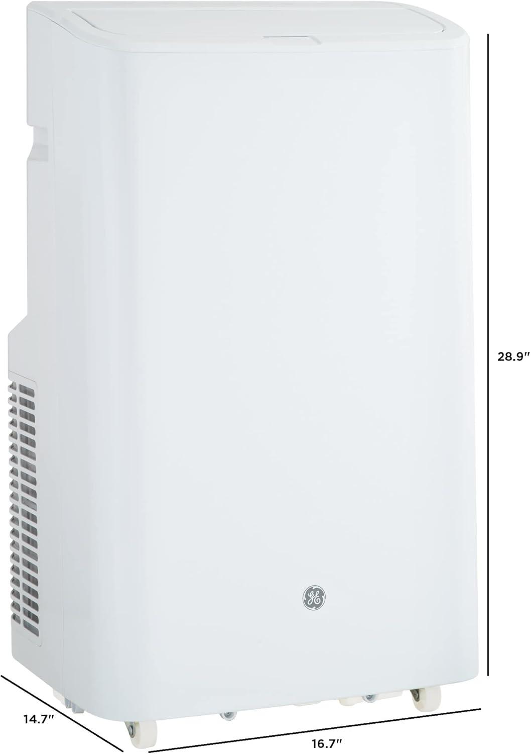 GE 8500 BTU 3-in-1 Portable Air Conditioner for 350 Sq ft Rooms with Included Remote