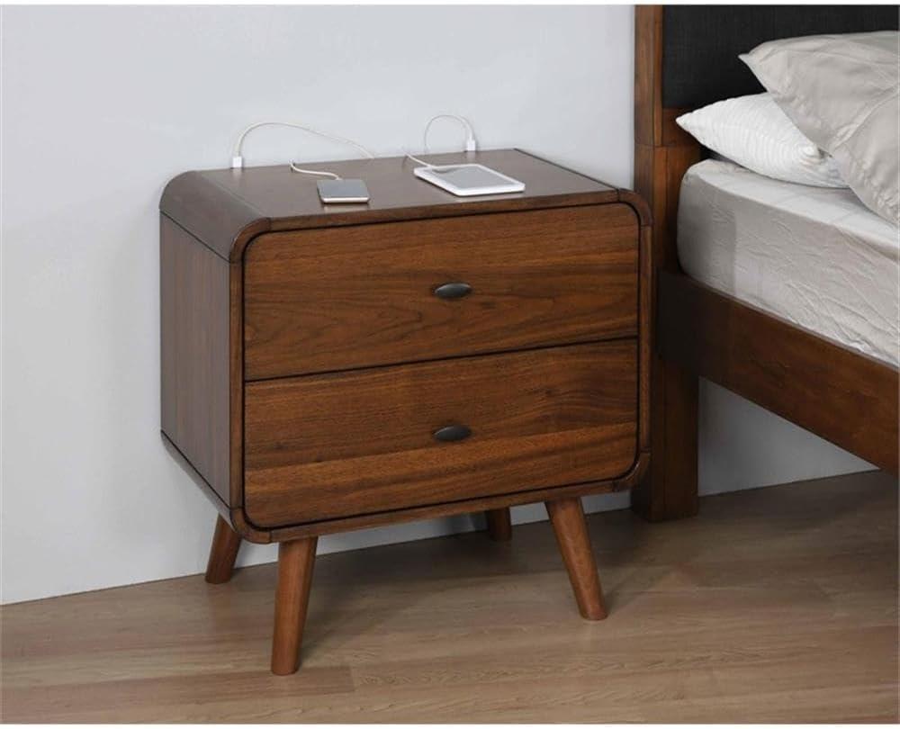 Coaster 205132-CO Nightstand, Dark Walnut