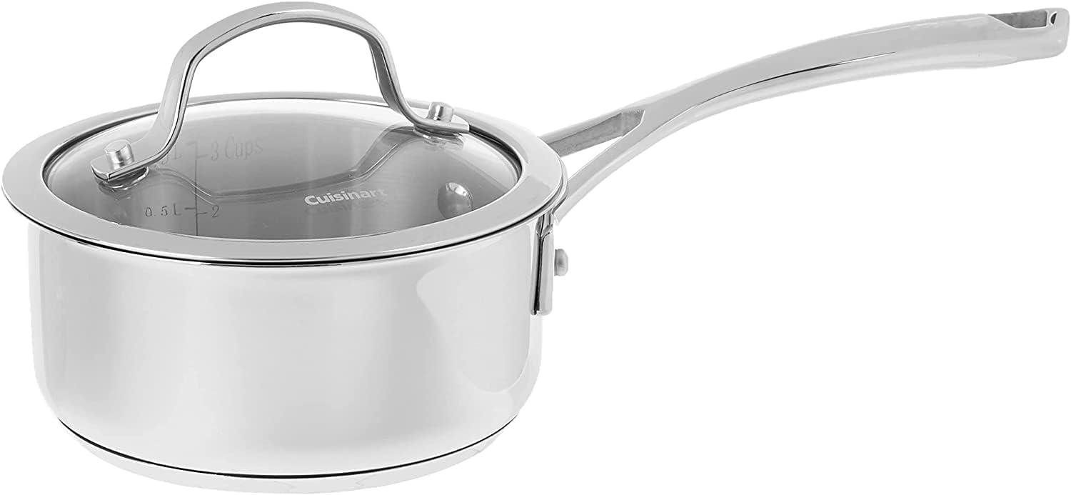 Cuisinart Forever Stainless Saucepan with Cover | 1 Qt.