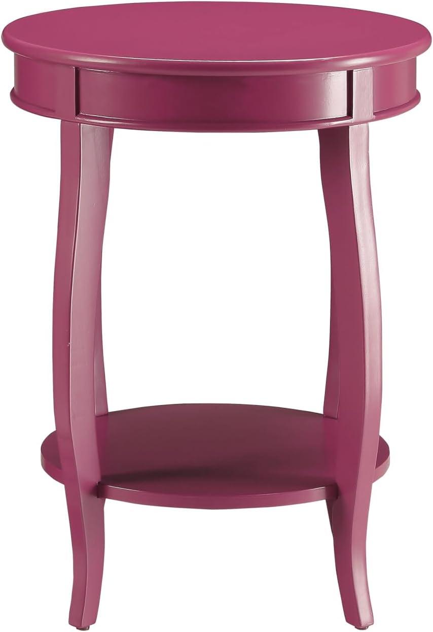 Trendy Side Table Red - Saltoro Sherpi