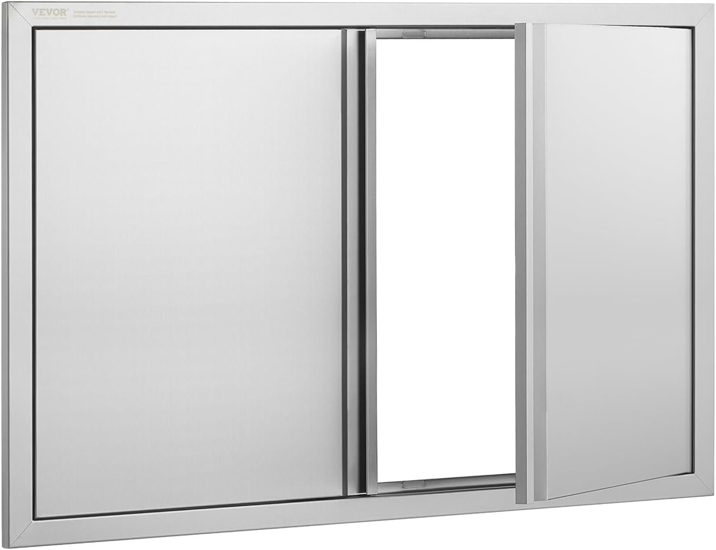 BBQ Access Door, 36W x 24H Inch Double Outdoor Kitchen Door