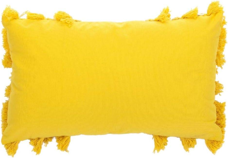 Hooda Fringed Cotton Throw Pillow