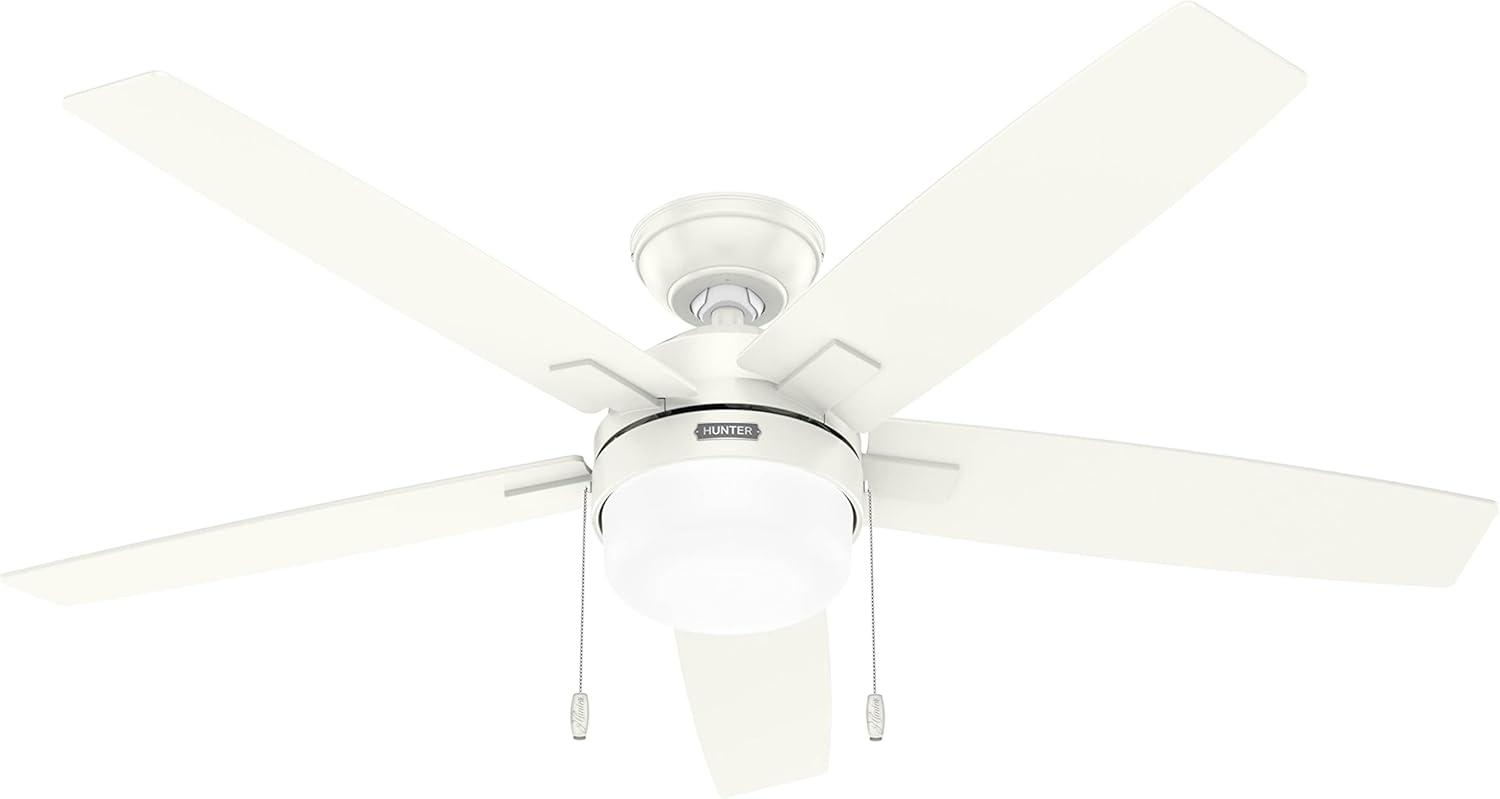 Anisten 52" 5 - Blade Ceiling Fan With Lights and Pull Chains