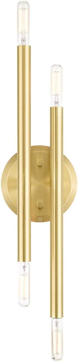 Livex Lighting - Soho - 4 Light ADA Wall Sconce In Modern Style-17 Inches Tall