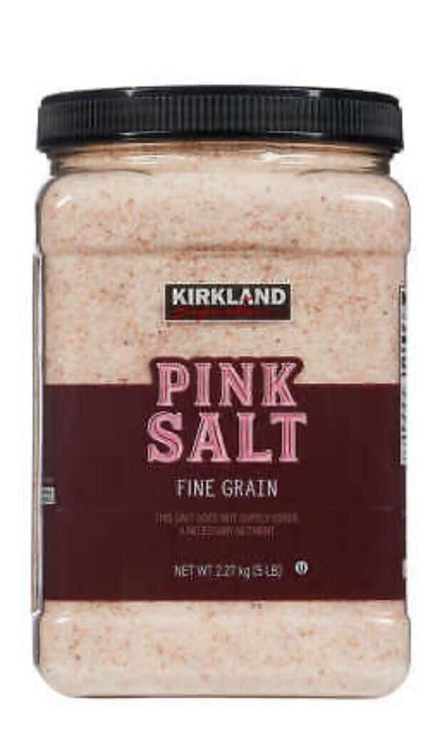Kirkland Signature Pink Salt Fine Grain 5 Pounds
