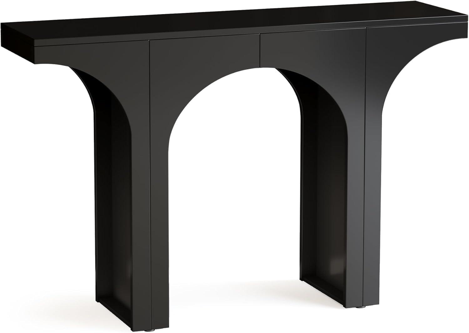 Hommoo 47-Inch Console Table Black