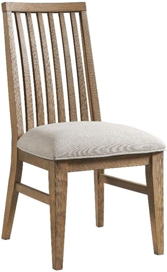 Intercon Furniture Landmark Wood Slat Back Chair in Oak (Set of 2)