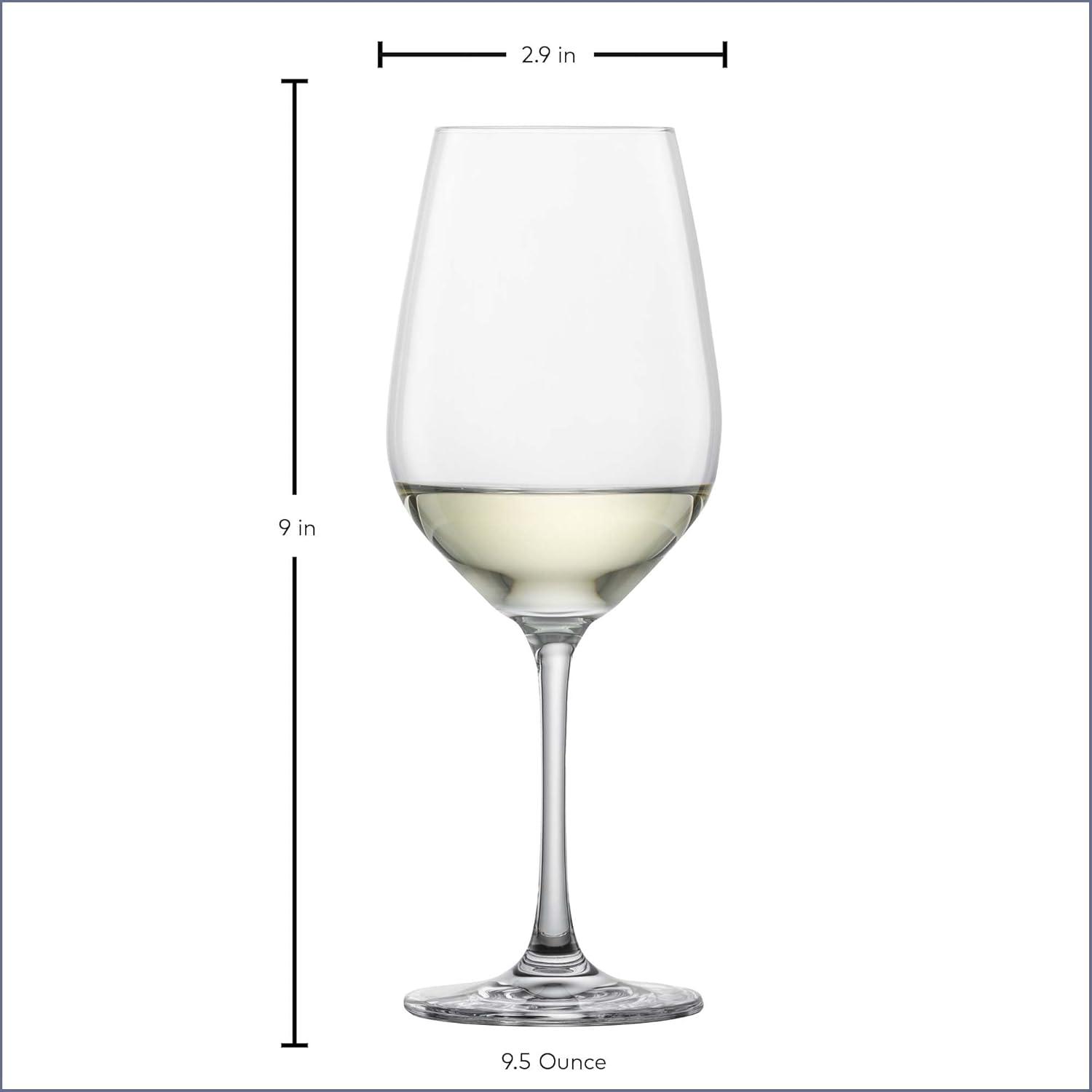 Forte 9 oz. Crystal White Wine Glass (Set of 6)