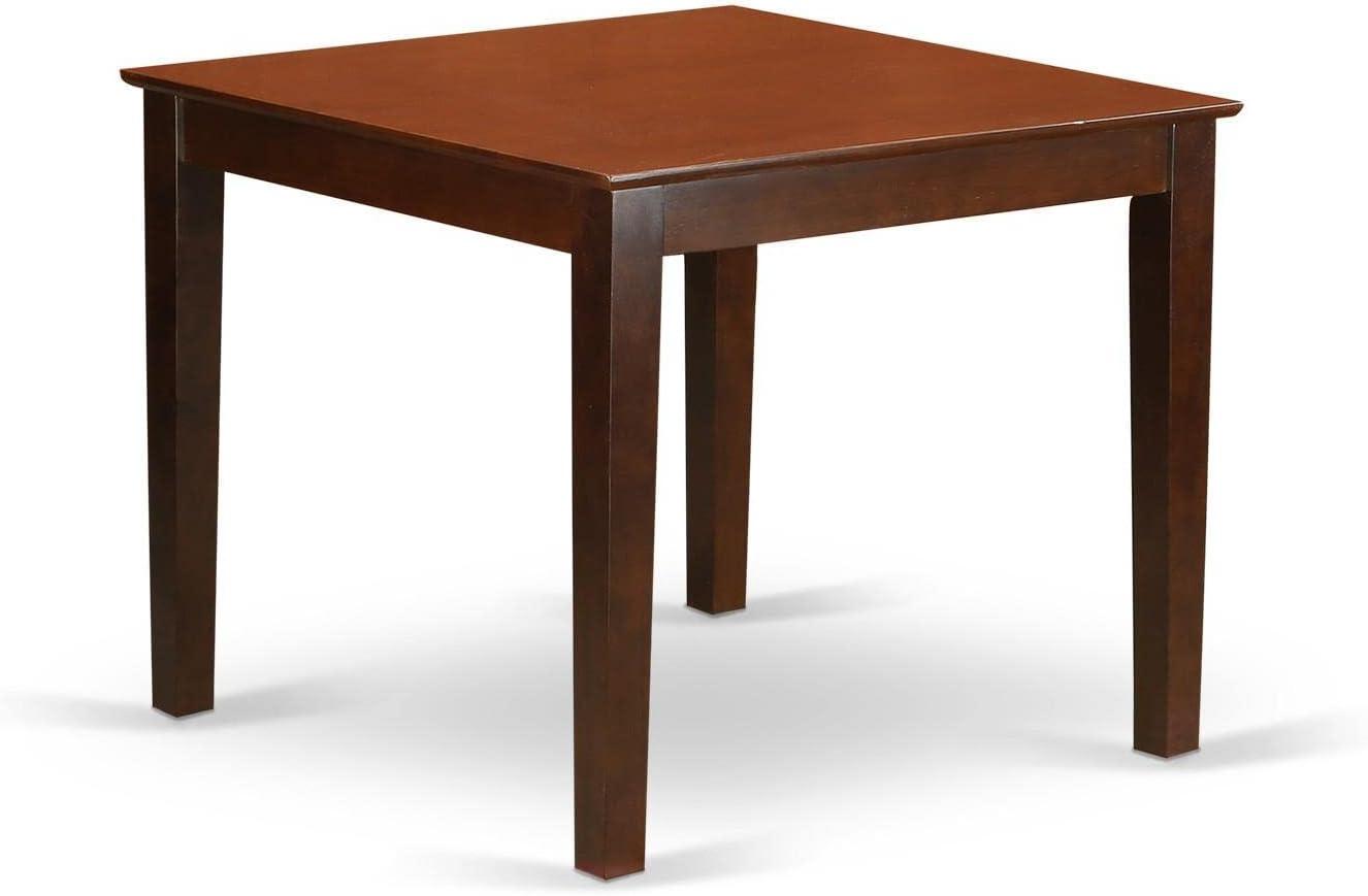 Mahogany 3-Piece Square Dining Table Set with Chairs