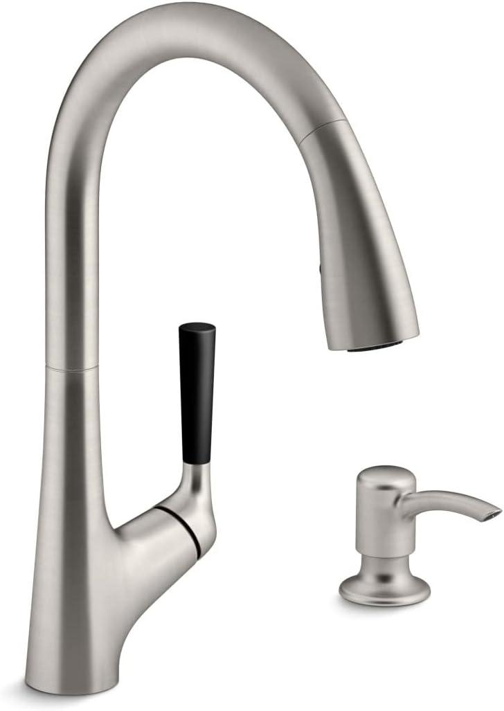 Kohler One Handle Stainless Steel Pull-Down Kitchen Faucet Model No. R562-SD-VS