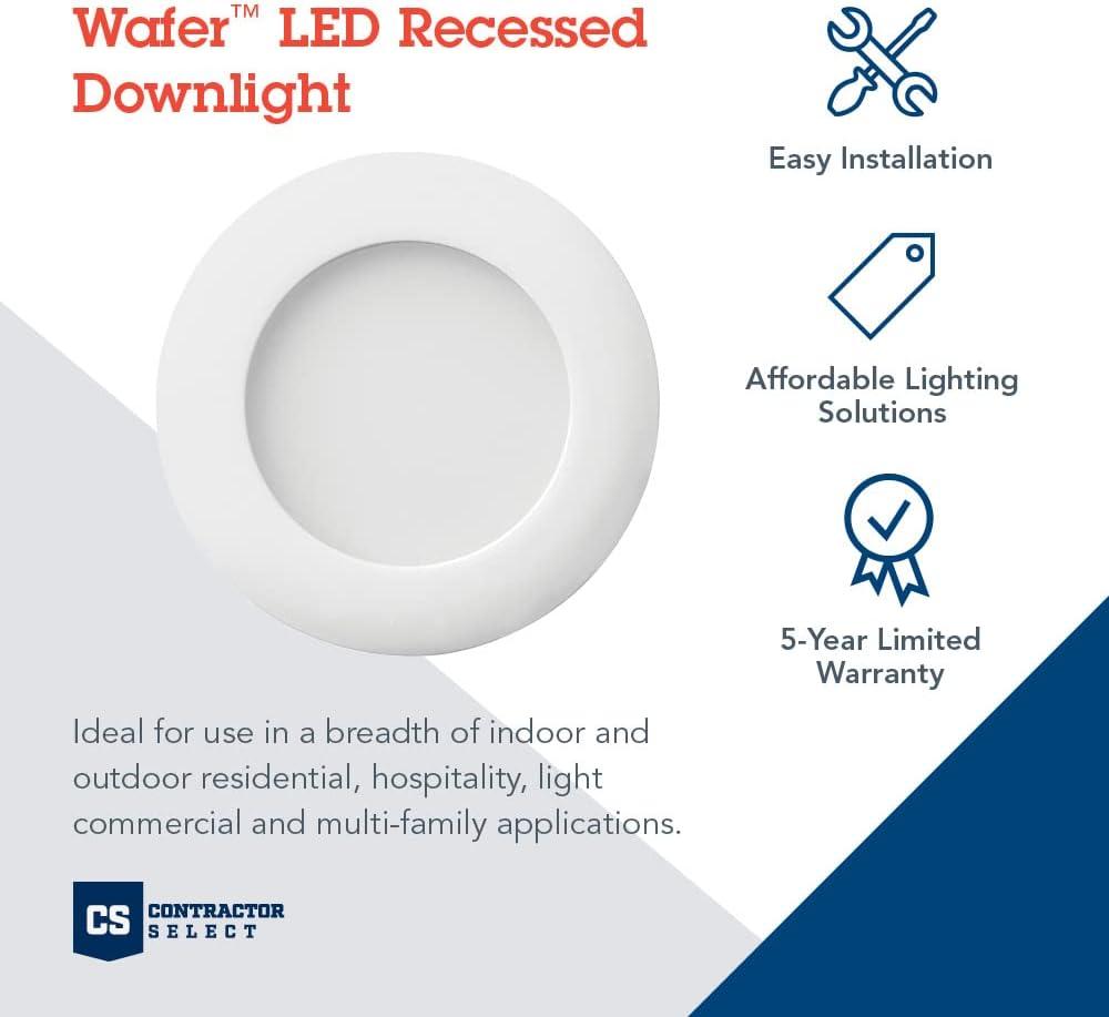 Dimmable Air-Tight LED Canless Recessed Lighting Kit