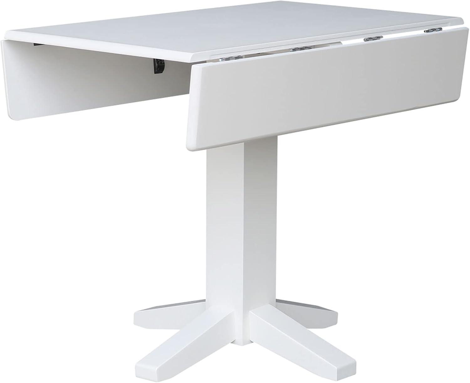 36" Sanders Square Dual Drop Leaf Dining Table - International Concepts