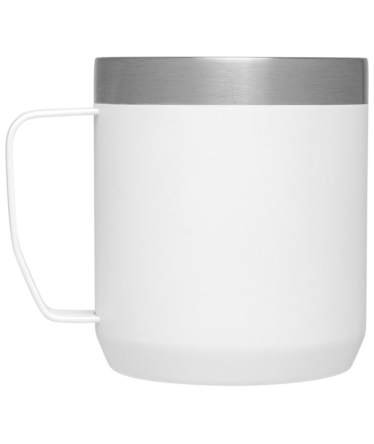 Polar White Stainless Steel Travel Mug with Tritan Lid