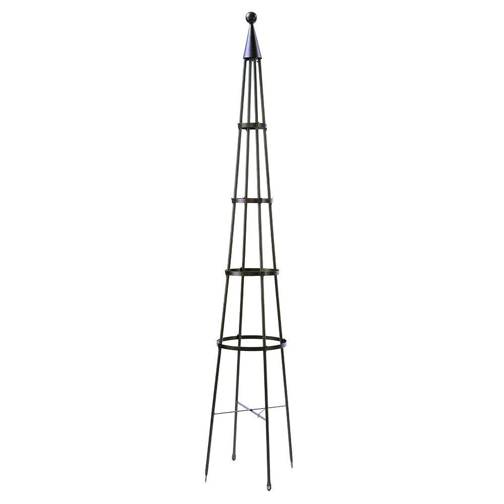 Latitude Run® Alarcon-Chacon 84'' H x 13'' W Iron Obelisk Trellis