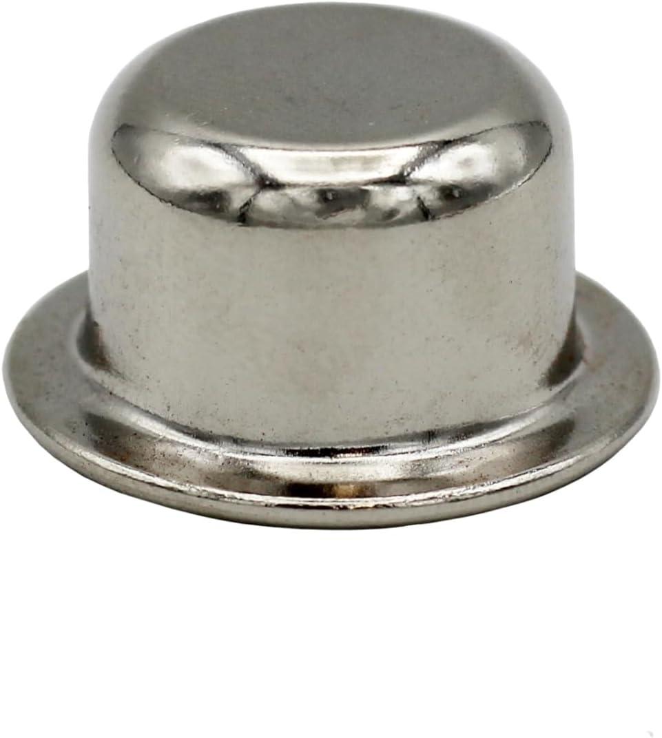 Polished Nickel 8-Inch Lamp Harp Kit with Finial and Base